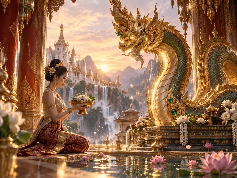 ရွှေနဂါးဘဲ့ဆွမ်း — သရုပ်ဖော်ပုံ